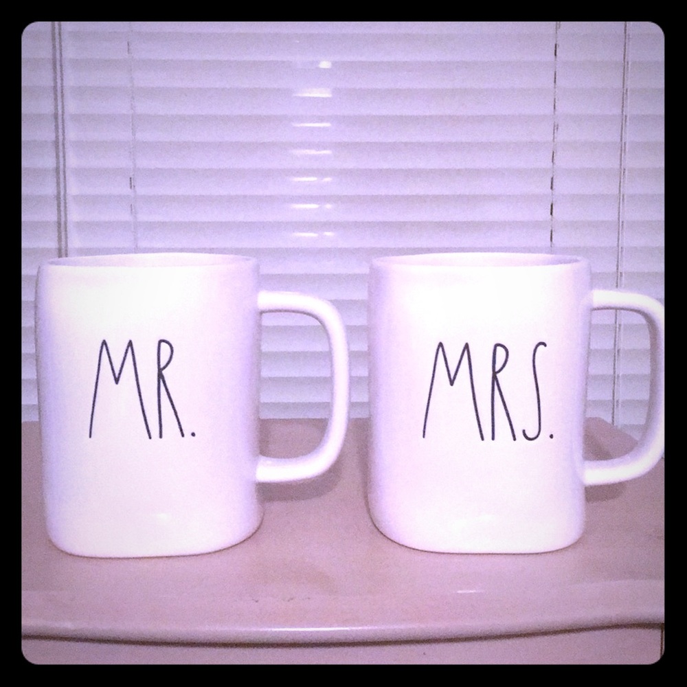 Rae Dunn Mr. And Mrs. Mugs